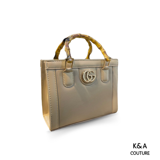 Bamboo Handle Bag K&A Couture | BD-001 | Elegant Bag