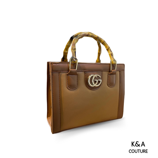 Bamboo Handle Bag K&A Couture | BD-002 | Elegant Bag