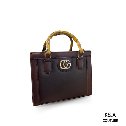 Bamboo Handle Bag K&A Couture | BD-003 | Elegant Bag