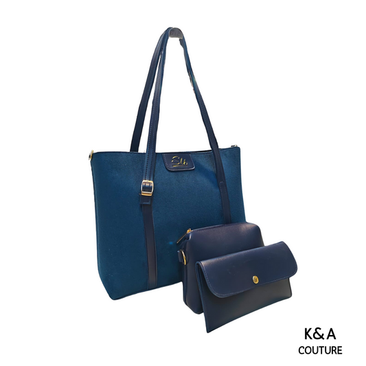 Rabbit Tote Bag Set K&A Couture | RT-001 | Elegant 3-Piece Collection