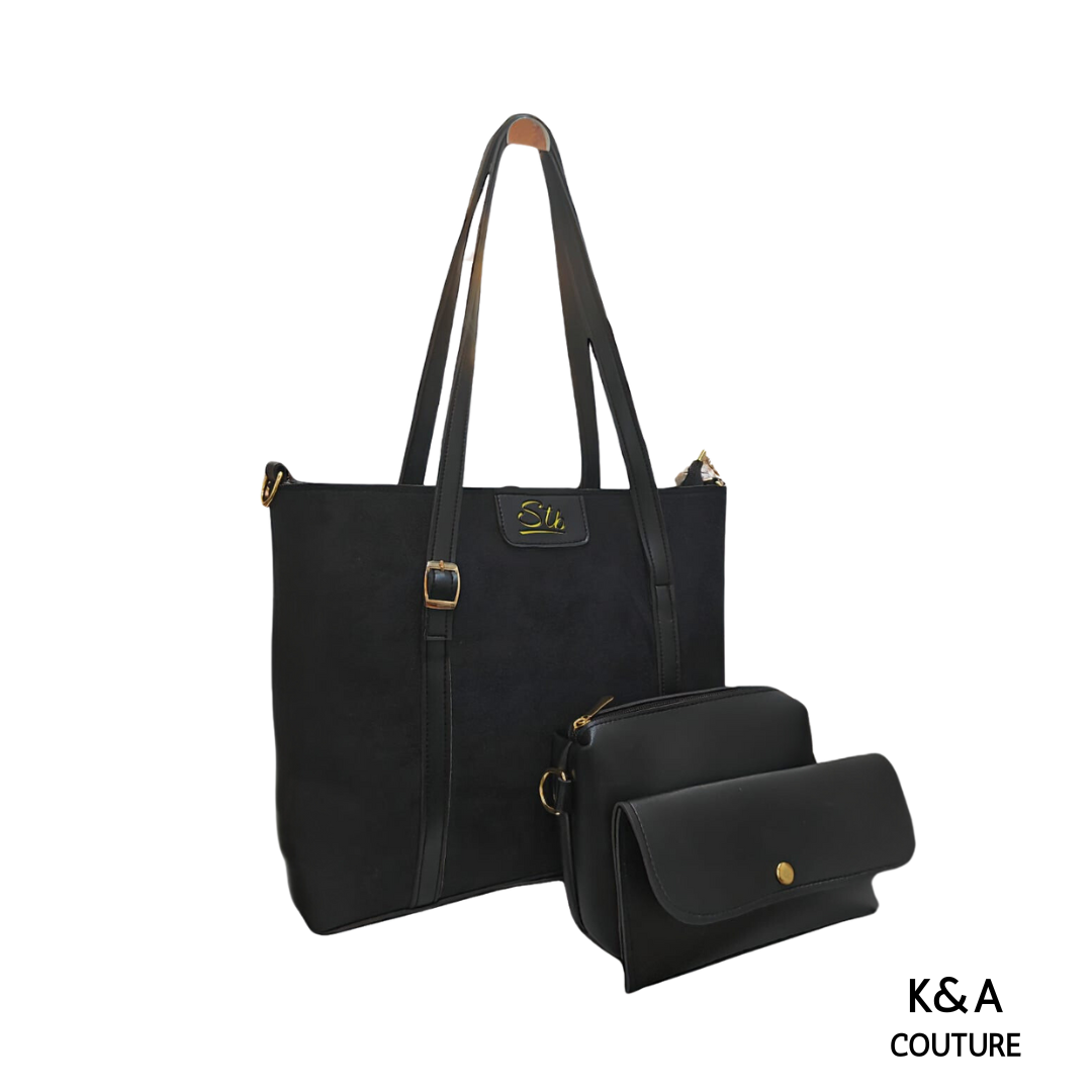 Rabbit Tote Bag Set K&A Couture | RT-002 | Elegant 3-Piece Collection